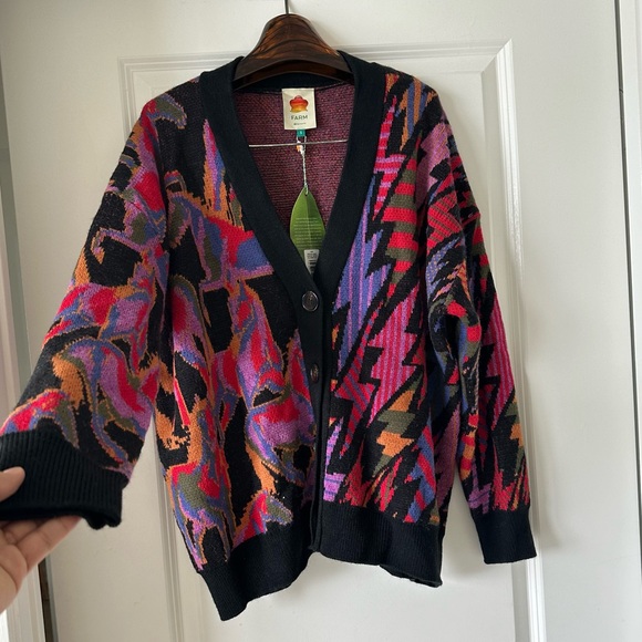 FARM Rio Multicolor Button-Up Cardigan - Picture 4 of 11